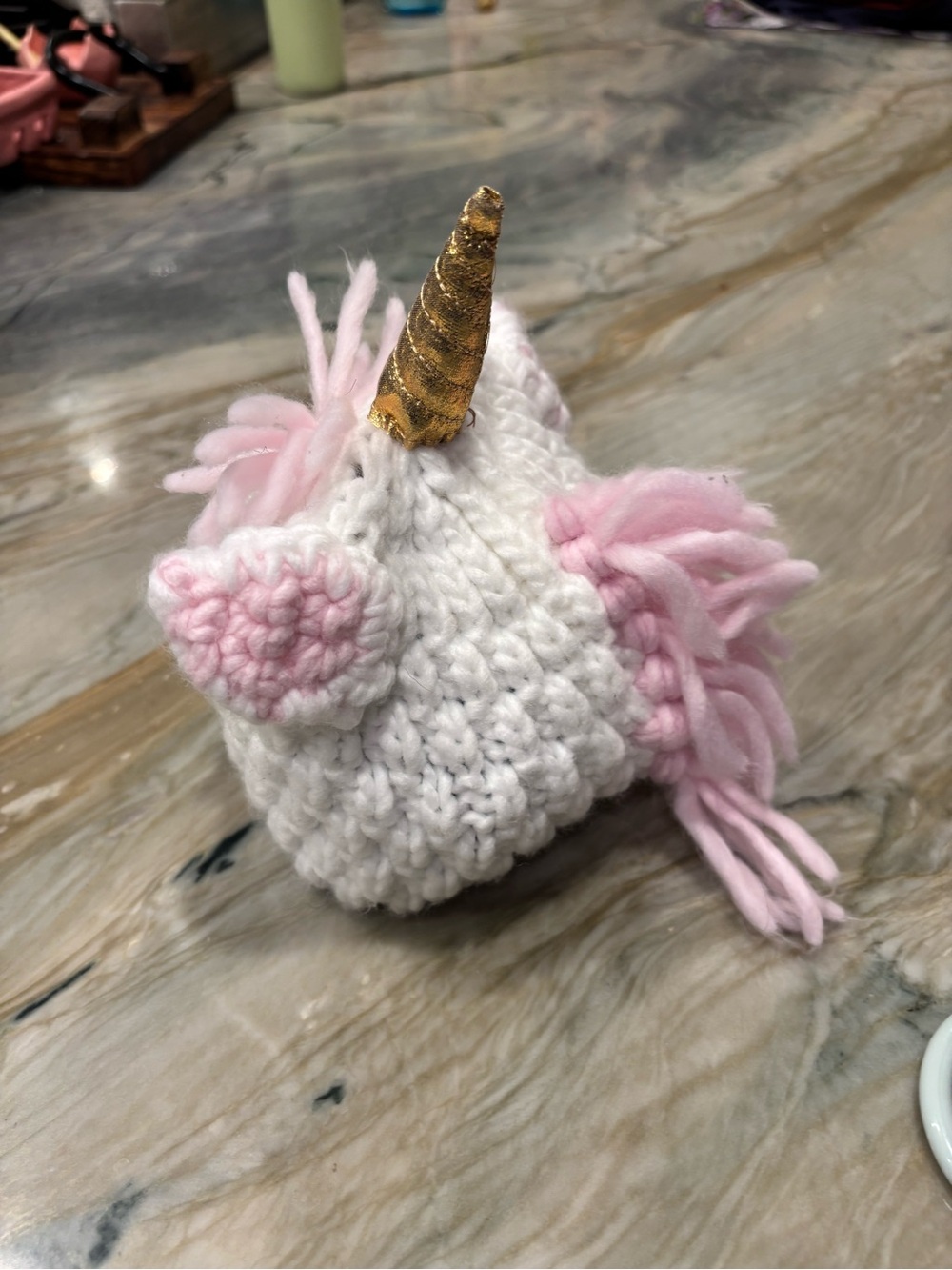 Adorable Unicorn Knit Hat